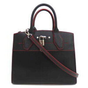 Louis Vuitton City Steamer Epi Limited Edition black Epi leather red trim